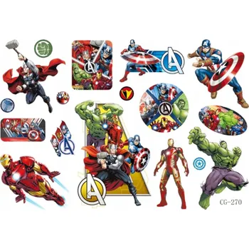 Tetování Smyvatelné tetování pro děti AVENGERS CG270