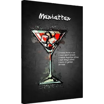 Obraz Obraz na plátně Canvas Koktejl Manhattan 40x60