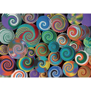 Puzzle Puzzle Educa Africké ručně pletené misky, 1000 dílků + k objednávce puzzle zdarma