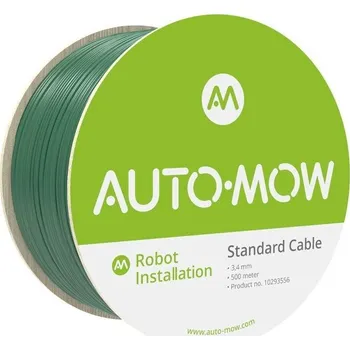 Audio kabel AUTO-MOW 3,4mm / 100m - standardní kabel zelený