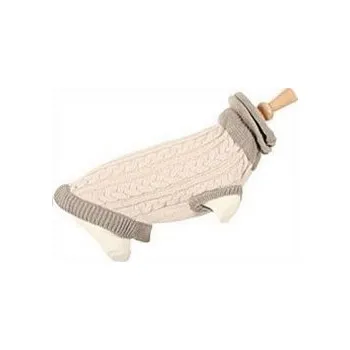 Obleček pro psa ZOLUX Svetr pro psy copánky béžový 35cm