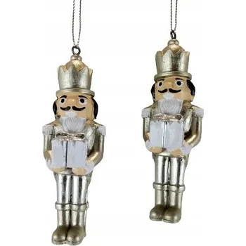 Přívěsek OZDOBA VOJÁČEK LOUSKÁČEK 2KS