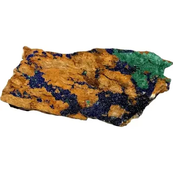 Přírodní kámen Malachit-azurit, přírodní kus 57 g, v AA kvalitě