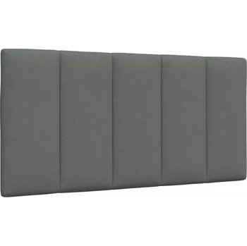 vidaXL Polštář na čelo postele Hanko 100 cm textil [4019153] Barva: Tmavě šedá