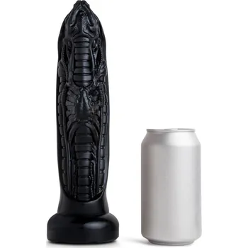 Dildo Mr. Hankey’s Toys Alien Breeder Medium, prémiové silikonové dildo s Vac-U-Lock 27 x 5,4–7,8 cm