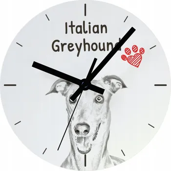 Hodiny Nástěnné hodiny Art-Dog bílé 20 cm