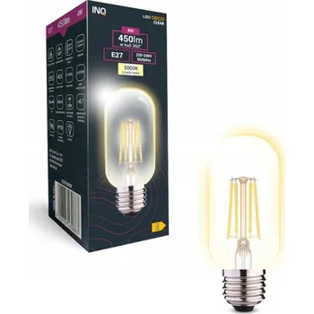 Žárovka DEKORATIVNÍ LED ŽÁROVKA FILAMENT E27 T40 230V 4W TEPLÁ BÍLÁ
