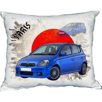 Povlak na polštářek Polštářek s osobním autem Toyota Yaris 2003 (Polštářek s osobním autem )