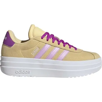 Dámské tenisky Dívčí volnočasová obuv adidas VL COURT BOLD J 4.5 Béžová, Fialová, Bílá