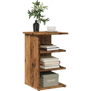 Příborník do zásuvky vidaXL Odkládací skříňka 35 x 35 x 55 cm dřevotříska [806276] Barva: Staré dřevo