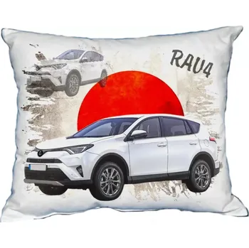 Povlak na dekorativní polštářek Polštářek s osobním autem Toyota RAV4 II. (Polštářek s osobním autem )