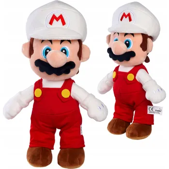 plyšák Super Mario Ohnivý Mario plyšák, 30 cm