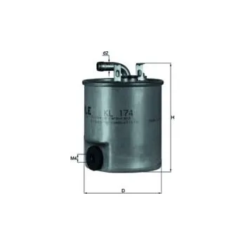 Palivový filtr Palivový filtr KNECHT KL 174
