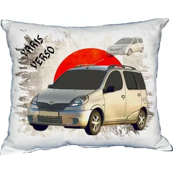 Povlak na polštářek Polštářek s osobním autem Toyota Yaris Verso (Polštářek s osobním autem )