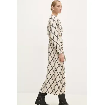 Dámské šaty Šaty Answear.LAB béžová barva, maxi d979.ios 01X, vel. L