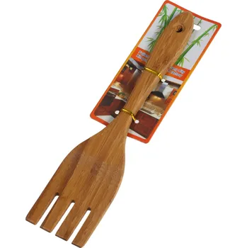 Příbor Bambusová kuchyňská vidlička Wakpol 28 cm