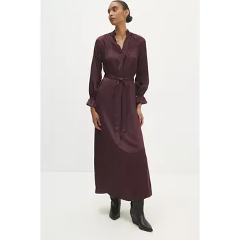 Dámské šaty Šaty Answear.LAB vínová barva, maxi d91026530.ims 83X, vel. S