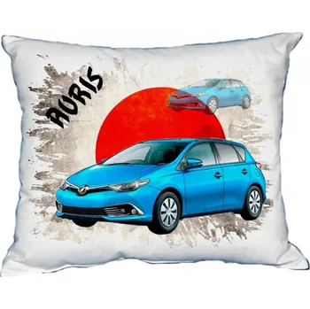 Povlak na dekorativní polštářek Polštářek s osobním autem Toyota Auris (Polštářek s osobním autem )