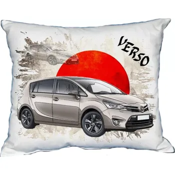 Povlak na dekorativní polštářek Polštářek s osobním autem Toyota Verso (Polštářek s osobním autem )