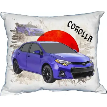 Povlak na polštářek Polštářek s osobním autem Toyota Corolla 2015 (Polštářek s osobním autem )