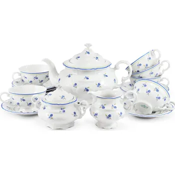 Leander Čajová sada, porcelán, pomněnky, Sonáta, Leander, 15 d.