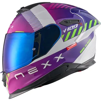 Helma na motorku NEXX Y.100R Fade purple vel. M