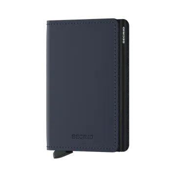 Peněženka Kožené pouzdro na karty SECRID Slimwallet Matte Night Blue tmavě modré