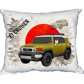 Povlak na dekorativní polštářek Polštářek s osobním autem Toyota FJ Cruiser (Polštářek s osobním autem )