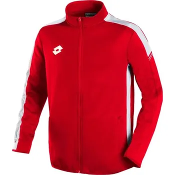 Pánská mikina Pánská fotbalová mikina Lotto ELITE PLUS FULL-ZIP TOP L Červená, Bílá