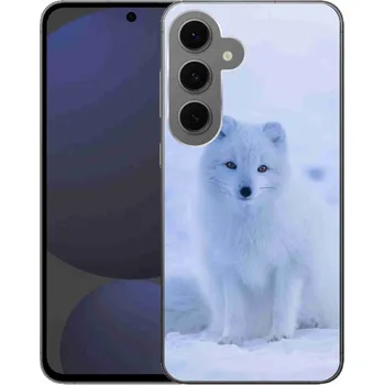 Pouzdro na mobilní telefon Gelový kryt mmCase na Samsung Galaxy S24 FE - polární liška