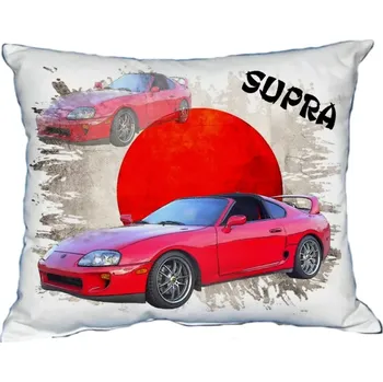 Povlak na dekorativní polštářek Polštářek s osobním autem Toyota Supra (Polštářek s osobním autem )