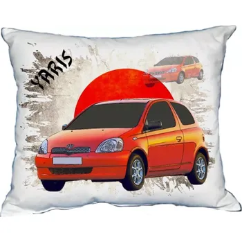 Povlak na polštářek Polštářek s osobním autem Toyota Yaris 1999 (Polštářek s osobním autem )