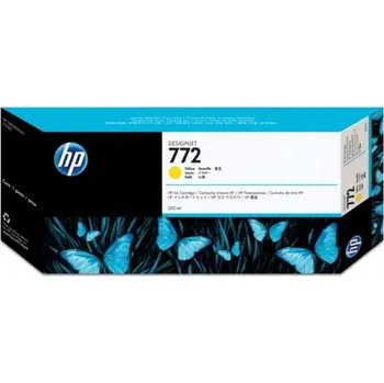 HP Žlutá inkoustová kazeta 772 DesignJet 300 ml