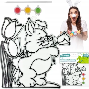 Velikonoční dekorace Velikonoční závěs - zajíc