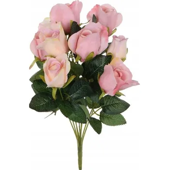 umělá květina Umělá květina Růže v kytici 43 cm U696-m mix