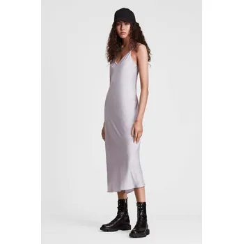 Dámské šaty Šaty a svetr AllSaints maxi WD199S fialová 45X, vel. L