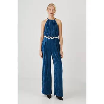 Dámský overall Overal Medicine modrá barva, se svázaným výstřihem RW24.SKDB00 95X, vel. XS