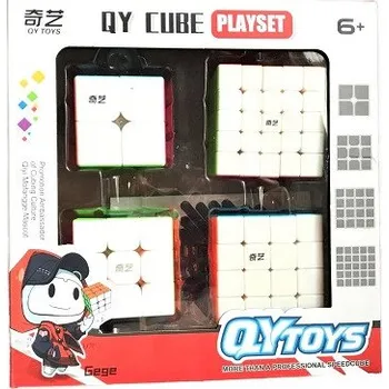 ostatní stavebnice Kocka QiYi Cube dárkový 4-set