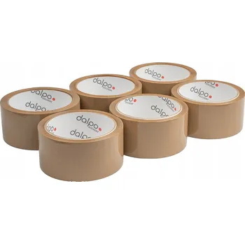 Lepicí páska Balicí páska Dalpo hnědá šířka 48 mm délka 54 m 6 ks