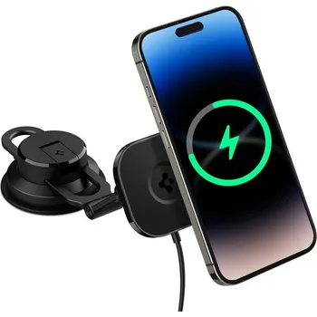 Spigen OneTap 3 Pro Wireless Car Charger Mount ( ITS35W-3) MagSafe držák s nabíjením černý