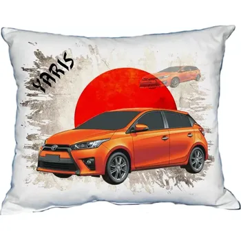 Povlak na dekorativní polštářek Polštářek s osobním autem Toyota Yaris II. (Polštářek s osobním autem )