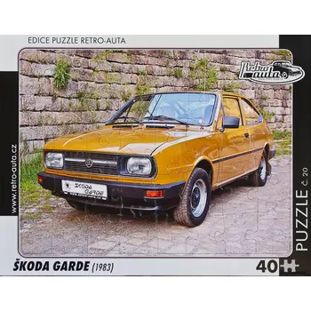 Puzzle Puzzle č. 20 - ŠKODA GARDE (1983) 40 dílků