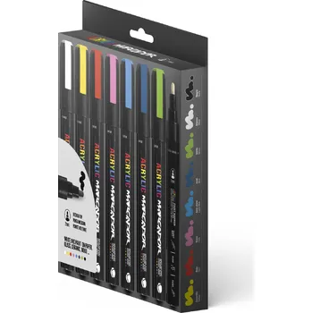 MTN Acrylic Marcador 2 mm 8 set