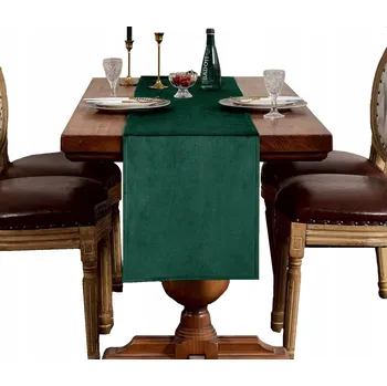 ubrus BĚHOUN NA STŮL SAMETOVÝ HRUBÝ 40x130 PŘÍJEMNÝ VELVET OBRUS VELUR MĚKKÝ BARVY