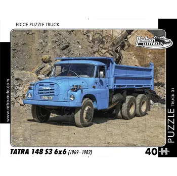 Puzzle Puzzle Retro auta 40 dílků Tatra 148 S3 6x6 (1969 - 1982) 72431