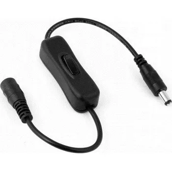 Příslušenství pro LED osvětlení Mini kolébkový vypínač pro LED pásky na DC kabelu