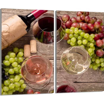 Kuchyňské prkénko Krájecí deska TMK ArtDeko sklo 2 ks