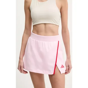 Dámská sukně Sukně adidas W CB Color Pop růžová barva, mini, áčková, JG6212 03X, vel. L
