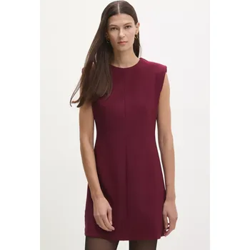 Dámské šaty Šaty Answear.LAB fialová barva, mini 92621.ios 49X, vel. S