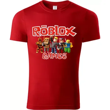 Chlapecké tričko Dětské tričko Roblox Games červené